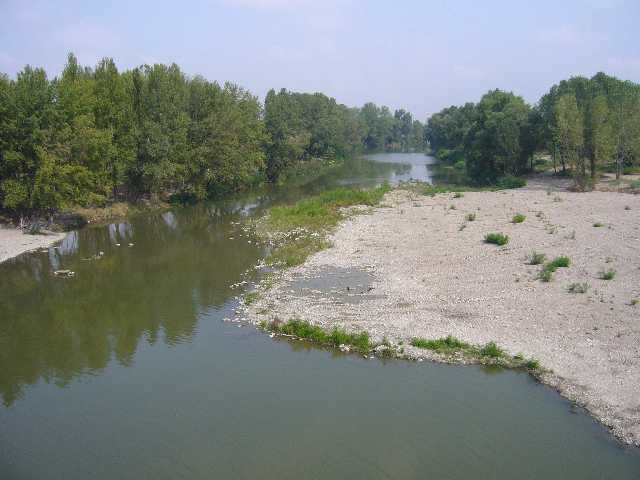Il fiume Reno al Pontelungo