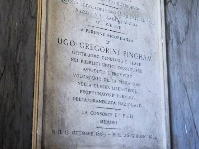 Tomba di Ugo Gregorini