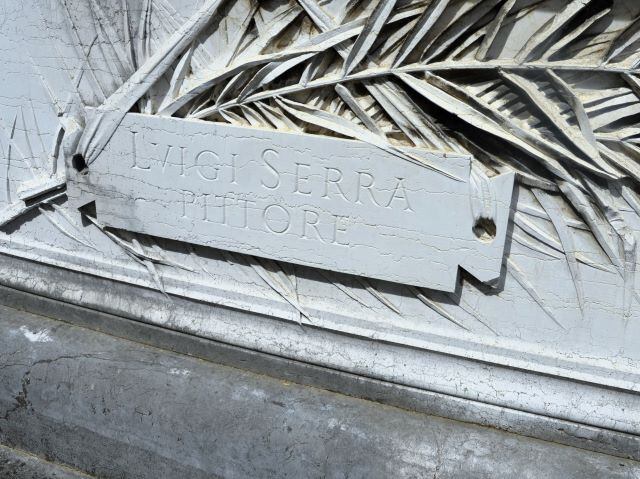 Tomba del pittore Luigi Serra