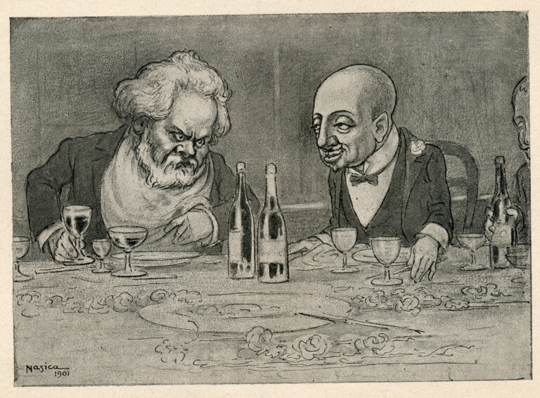 image of Giosue Carducci e Gabriele D'Annunzio