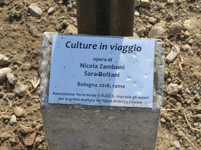 Culture in viaggio - N. Zamboni, S. Bolzani - Parco Artistico Lineare - Quartiere Bolognina (BO)