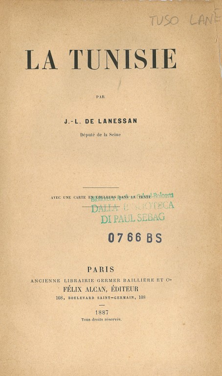 cover of Tunisie 