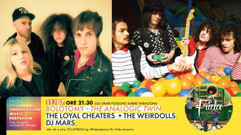 copertina di The Loyal Cheaters  +  The Weirdolls. Dj Mars.