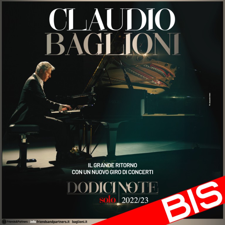copertina di Claudio Baglioni | Dodici Note Solo Bis