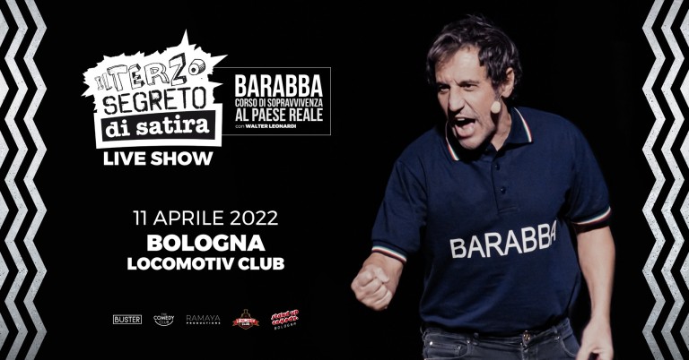 copertina di Barabba - Il Terzo Segreto Di Satira live show