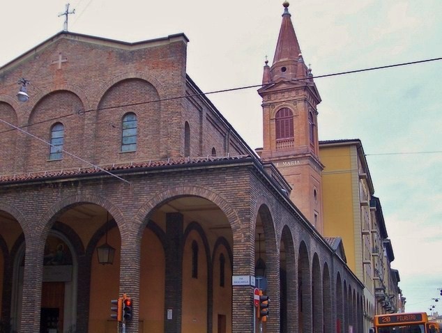 La chiesa di S.Maria della Mascarella in via Irnerio (BO)