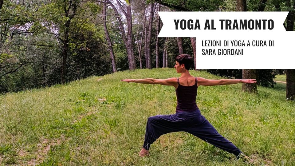 copertina di Yoga al tramonto