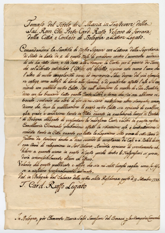 immagine di Al rogo l'utile col diletto