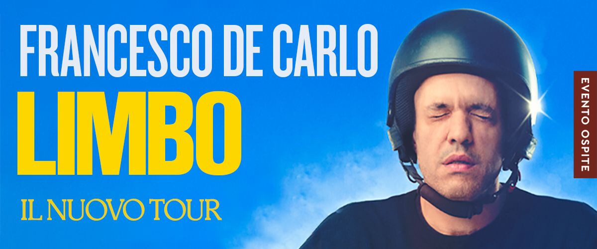 cover of Limbo – Tour 2026.  Francesco De Carlo