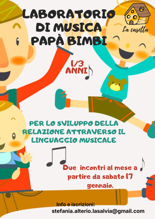 immagine di Laboratorio di musica papà-bimbi