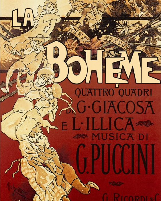 copertina di LA BOHÈME di Giacomo Puccini 