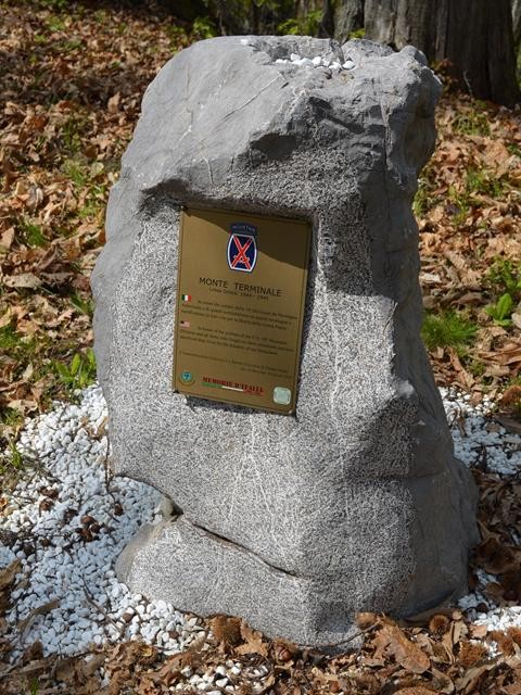 Monumento alla 10a Divisione Montagna USA sul Monte Terminale - Iola di Montese (MO)