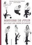 copertina di Histoire de Julie qui avait une ombre de garçon, Christian Bruel, Anne Galland, Anne Bozellec, Etre, 2009