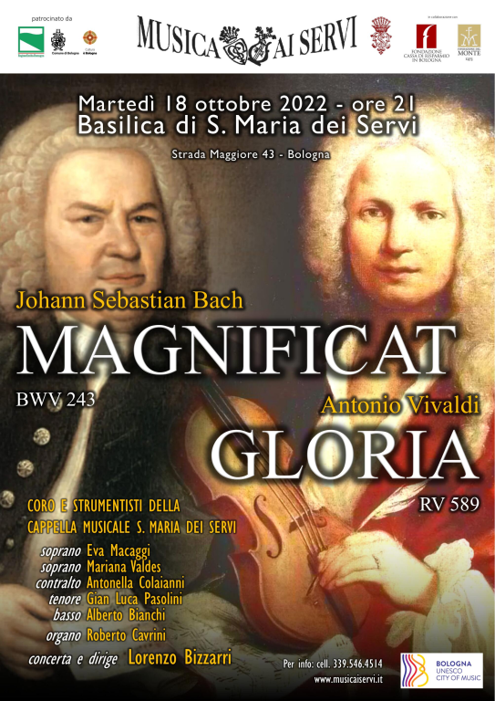 cover of Magnificat BWV 243 di J.S. Bach e Gloria RV 589 di A. Vivaldi