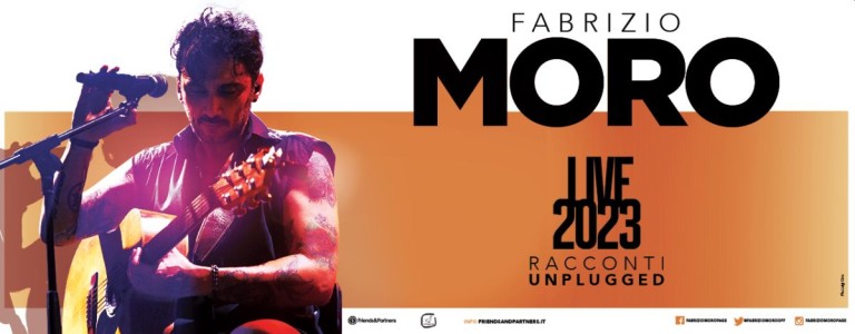 copertina di Fabrizio Moro | Live 2023 – Racconti Unplugged
