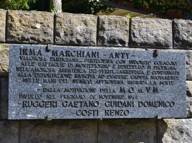 Monumento a Irma Marchiani e a tre partigiani pavullesi