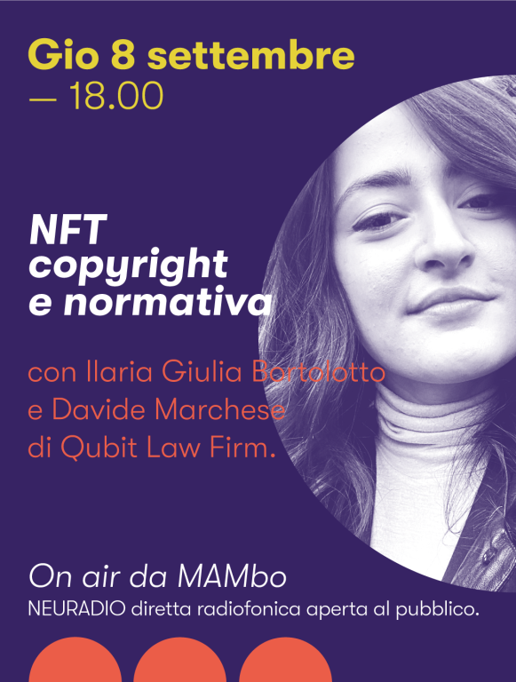 copertina di NFT, copyright e normativa