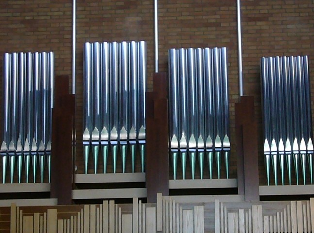 Chiesa di S. Giovanni Bosco - l'organo - particolare