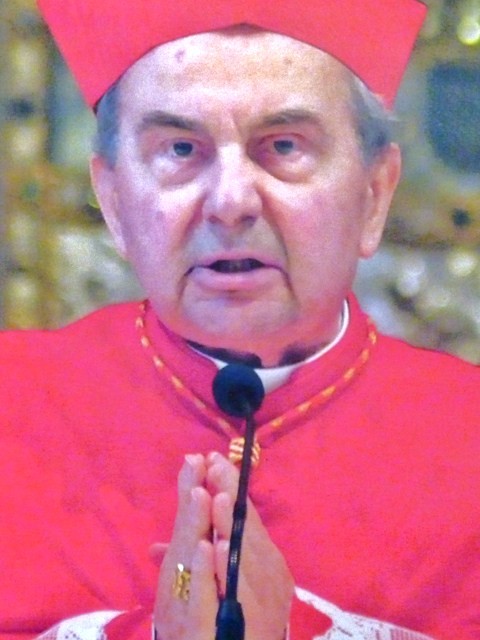 Il cardinale Arcivescovo Carlo Caffarra - Fonte: Cattedrale di S. Pietro (BO) - 2017