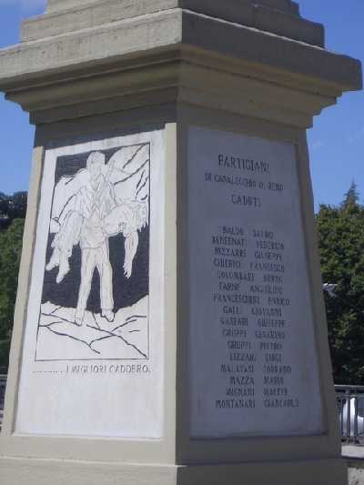 Monumento ai partigiani di Casalecchio - particolare