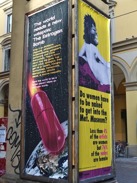 Guerrilla Girls - Cheap Street Poster Art Festival 2017 - via Indipendenza (BO)