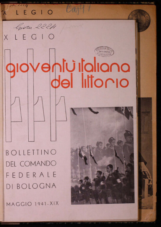 «Gioventù italiana del Littorio. Bollettino del Comando federale di Bologna»