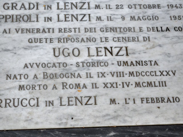 Tomba di Ugo Lenzi 