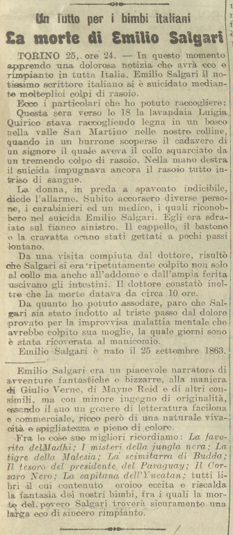 immagine di La mancata edizione nazionale di Salgari