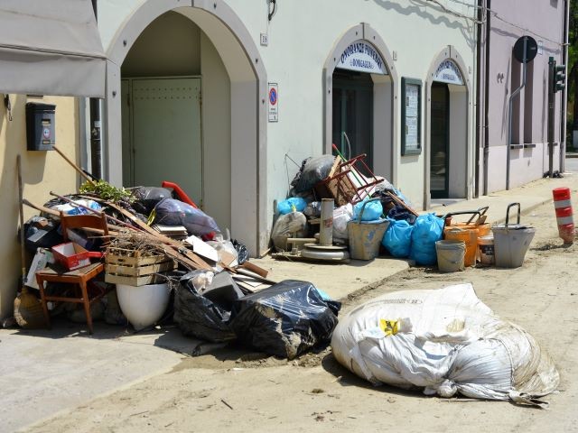 I danni dell'alluvione in Romagna