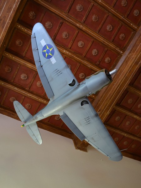 Modello di aereo militare brasiliano - Museo della Seconda Guerra Mondiale del fiume Po - Felonica (MN)