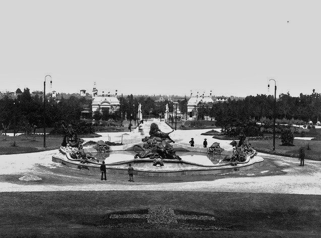 La fontana di D. Sarti ai Giardini Margherita 