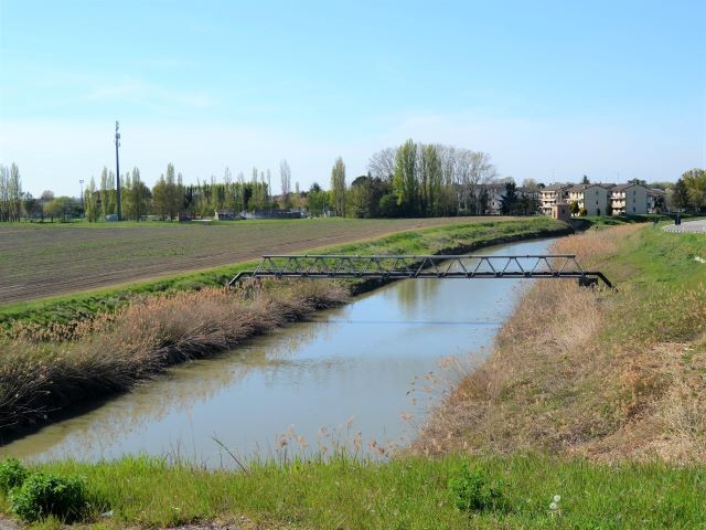 Il canale Burana dalla botte napoleonica