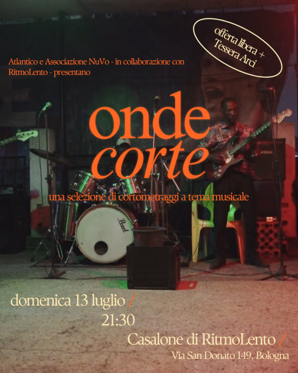copertina di Onde Corte - cortometraggi a tema musicale