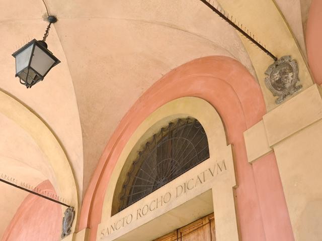 Chiesa di San Rocco - portico - particolare