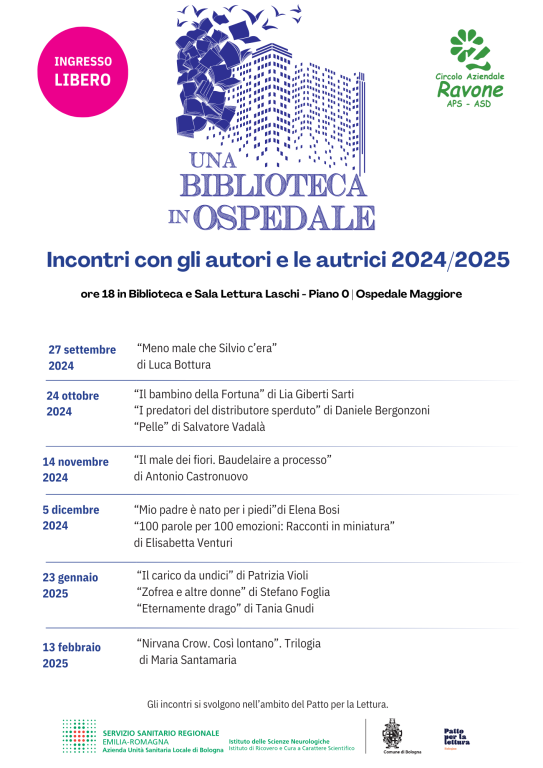 immagine di Una biblioteca in ospedale 2024-2025