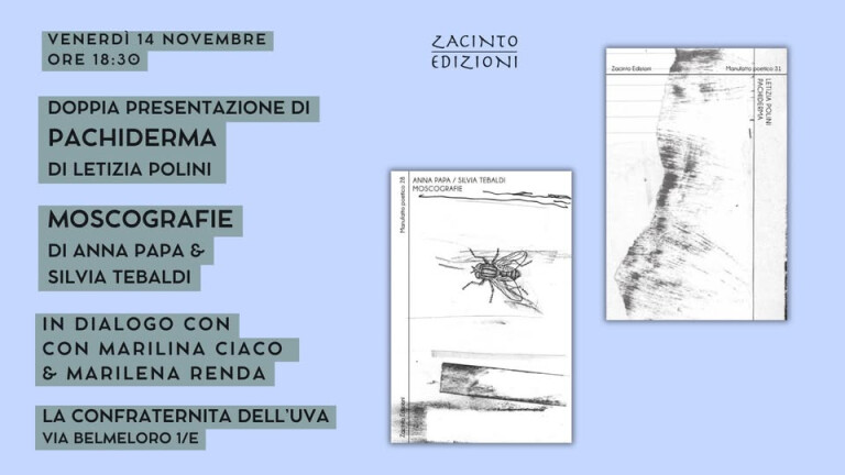 copertina di Pachiderma e Moscografie 