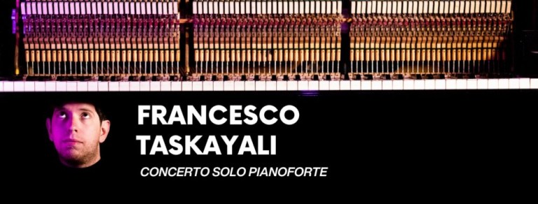 copertina di Francesco Taskayali. Concerto per solo pianoforte 