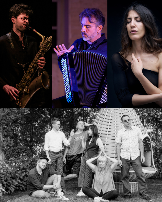 image of Ekhos Trio, Claudio F. Baroni, Yannis Kyriakides + THE TITILLATORS