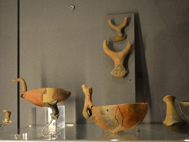 Oggetti rinvenuti durante gli scavi di Borgo Panigale - Museo Civico Archeologico (BO)