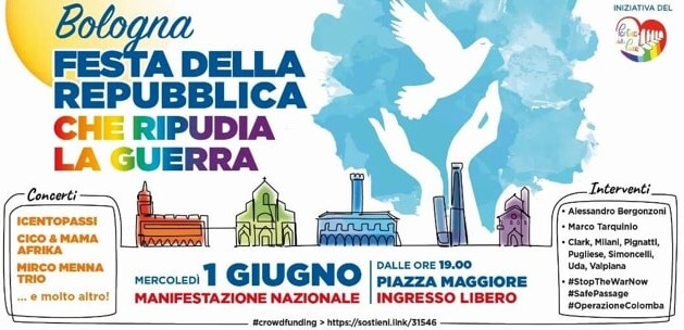 Festa della Repubblica che ripudia la guerra