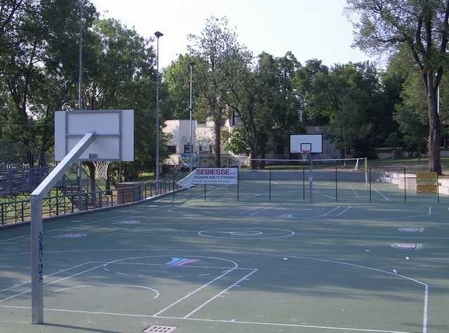 I campi da basket dei Giardini Margherita