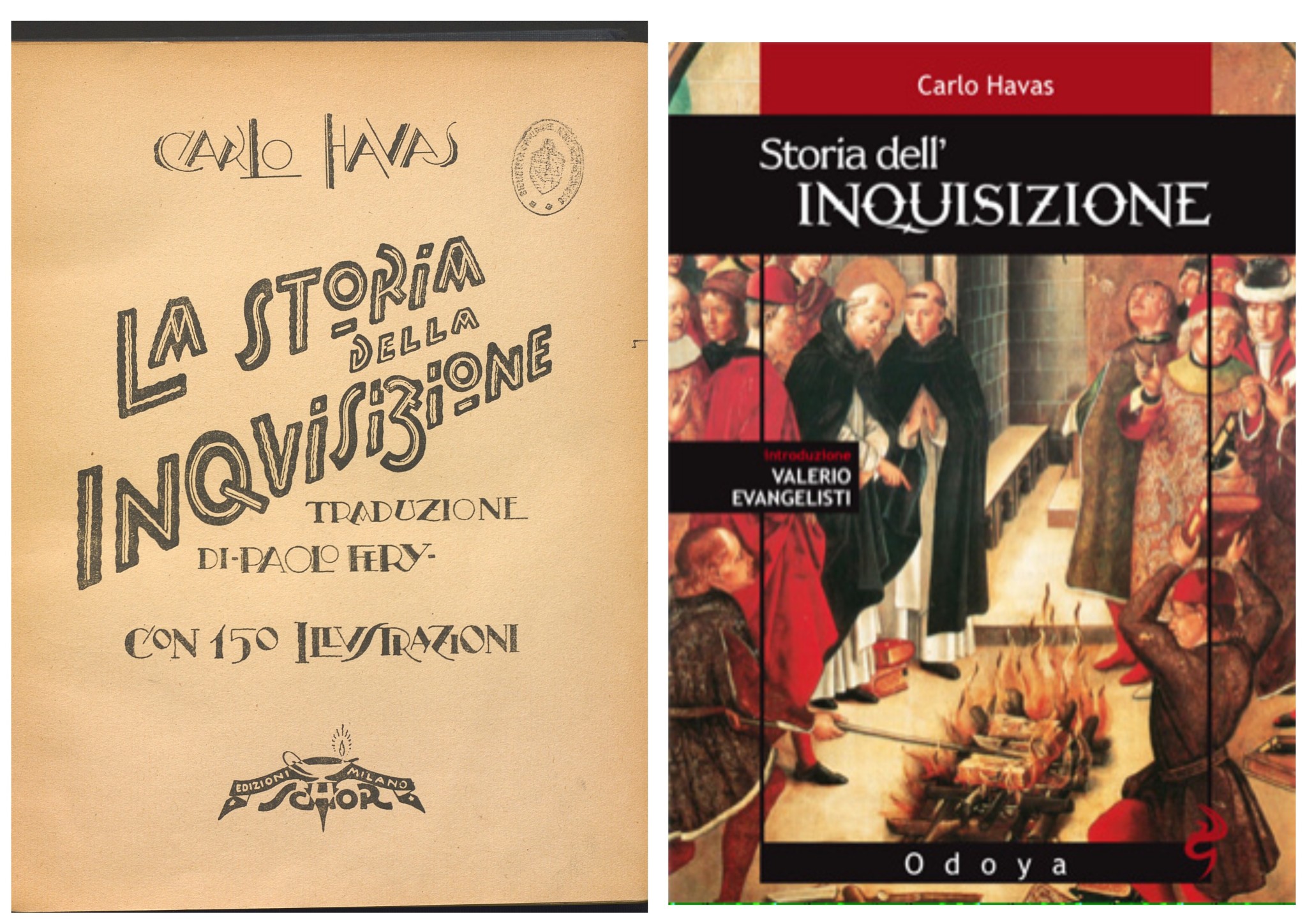 Carlo Havas, La storia della inquisizione