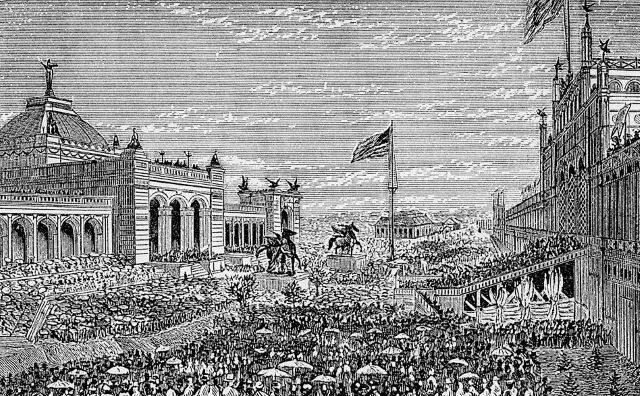 Cerimonia di apertura dell'Esposizione di Filadelfia
