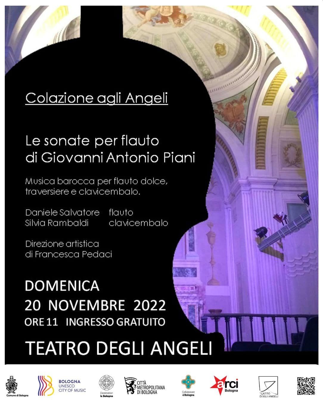 copertina di Le sonate per flauto di Giovanni Antonio Piani
