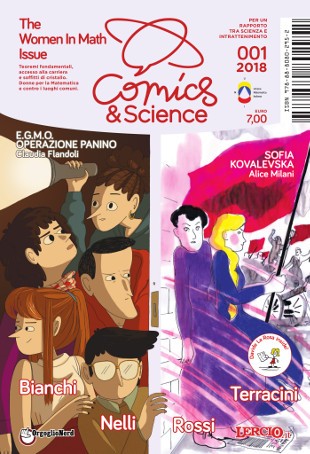 copertina di Alice Milani, Comics & Science: Sofia Kovalevska, Roma, IAC-CNR, 2018