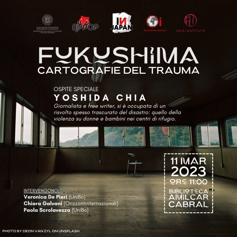 copertina di FUKUSHIMA CARTOGRAFIE DEL TRAUMA