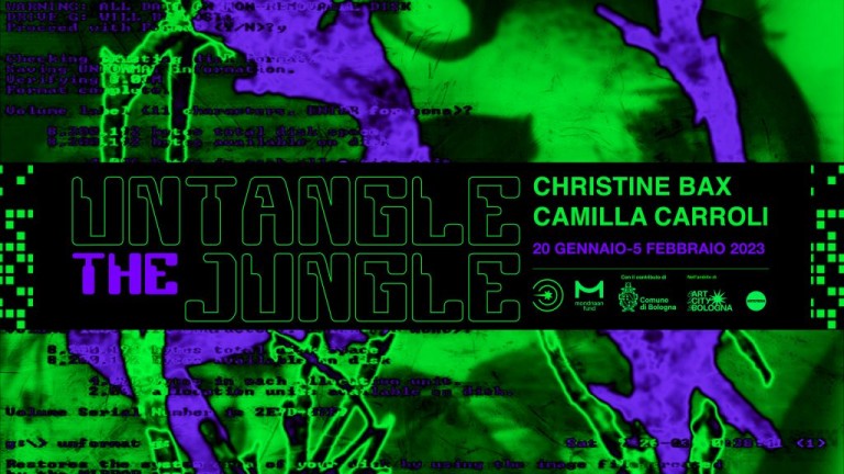 copertina di Christine Bax e Camilla Carroli. Untangle The Jungle
