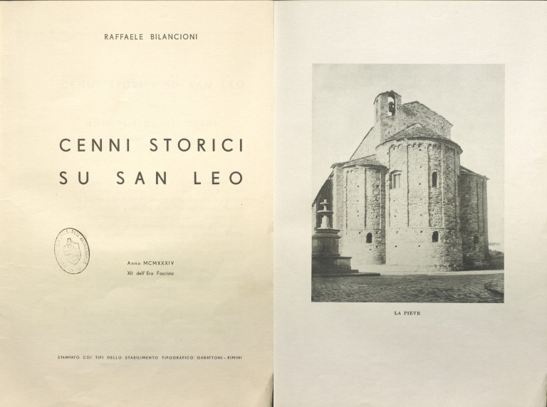 image of Raffaele Bilancioni, Cenni storici su San Leo (1934)