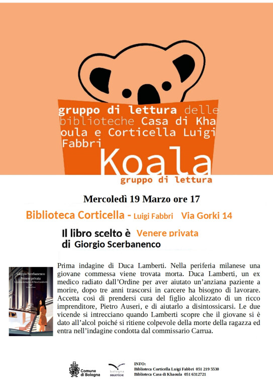 gruppo lettura Marzo 25