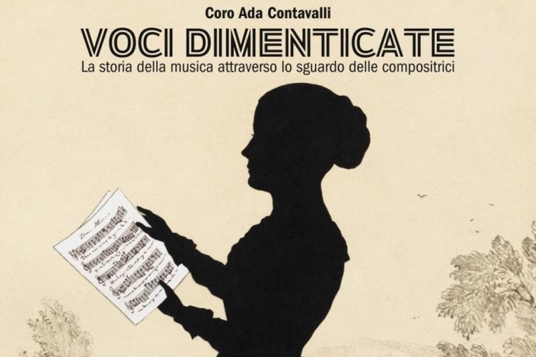 copertina di Voci Dimenticate - La storia della musica attraverso lo sguardo delle compositrici | Coro Ada Contavalli